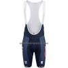 Fietsbroek Kort met Bretels 2022 Alpecin-Fenix Blauw